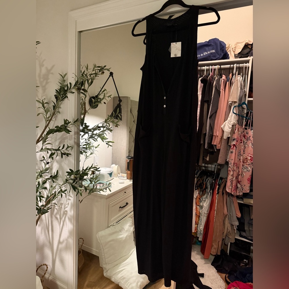 Hatch Black Sleeveless Jumpsuit “24/7 Jumpsuit”